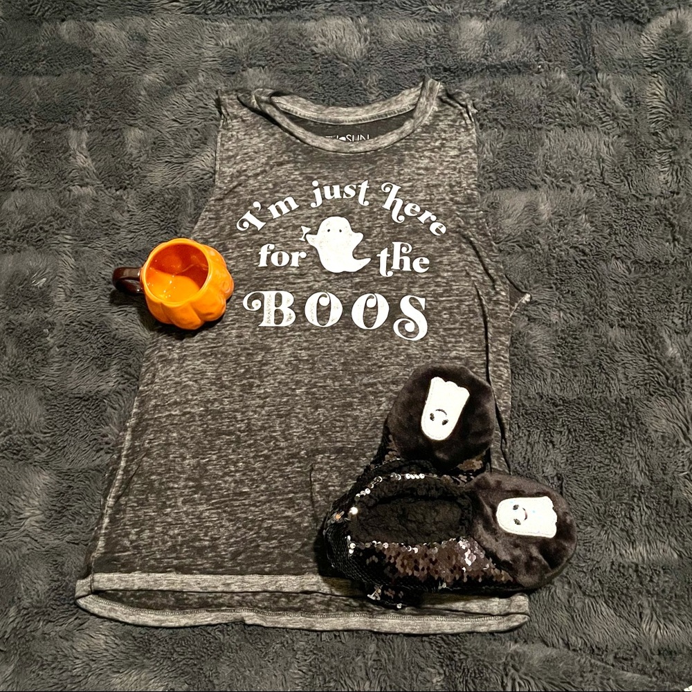 Grey Halloween top